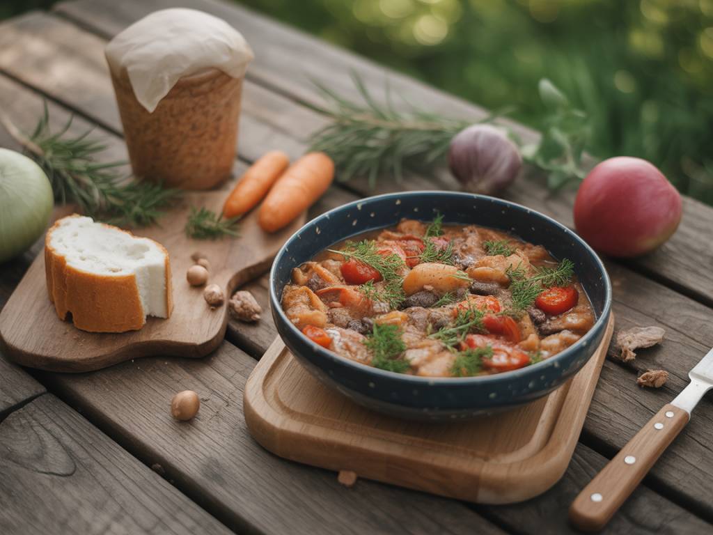 Cuisine au camping : recettes faciles avec des produits ardéchois pour des repas conviviaux en plein air