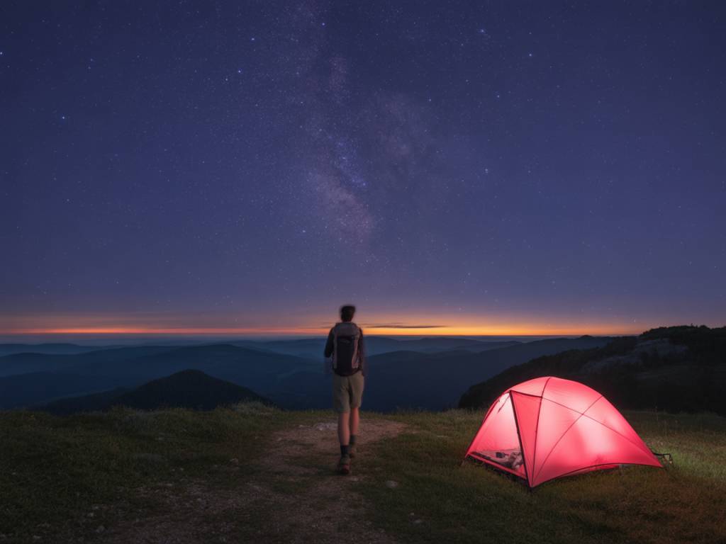 Les plus belles randonnées nocturnes en Ardèche : observer les étoiles depuis votre camping
